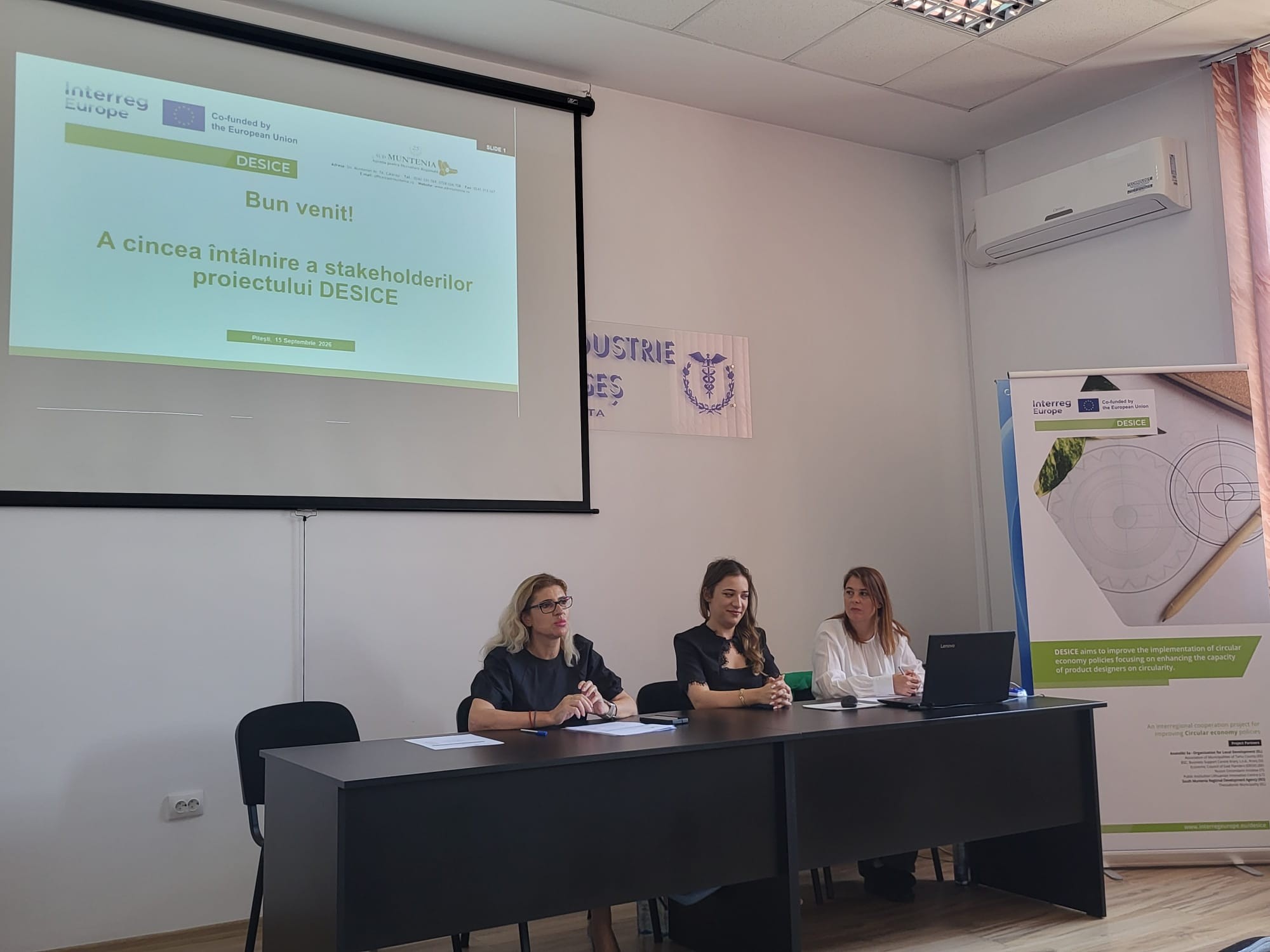 A cincea întâlnire a stakeholderilor proiectului DESICE, organizată la Pitești